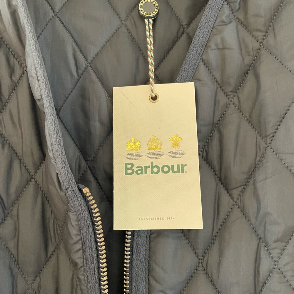 Barbour Women's Betty Interactive Liner Vest Classic Navy Size 8 - Picture 5 of 6